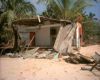 tsunami devastation